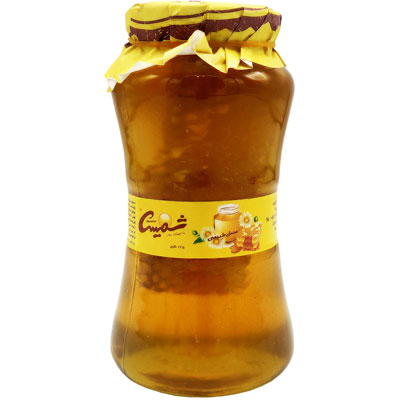 عسل طبیعی با موم شمیسا - 725 گرم