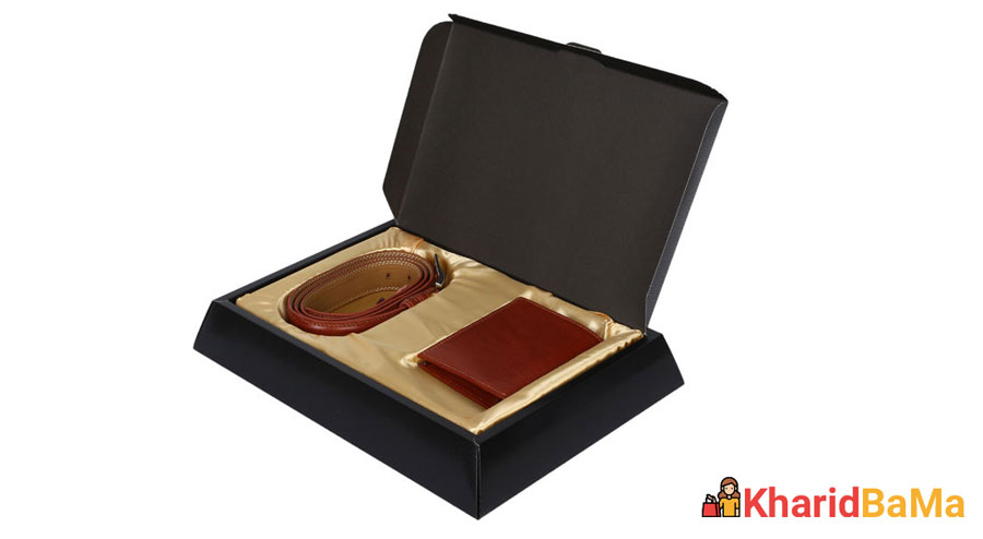 ست هدیه رویال چرم کد SL 6-Brown