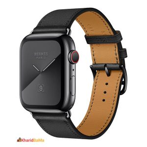 ساعت هوشمند اپل سری 5 مدل Hermès Space Stainless Steel Case with Single Tour 44mm