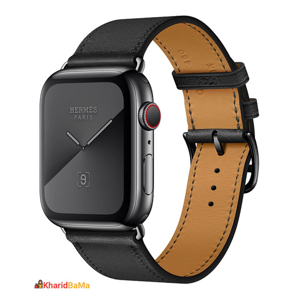ساعت هوشمند اپل سری 5 مدل Hermès Space Stainless Steel Case with Single Tour 44mm