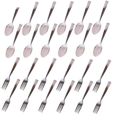 سرویس قاشق و چنگال 24 پارچه کد B24