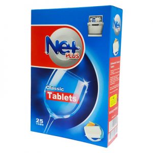 قرص ماشین ظرفشویی نت پلاس مدل Classic بسته 25 عددی
