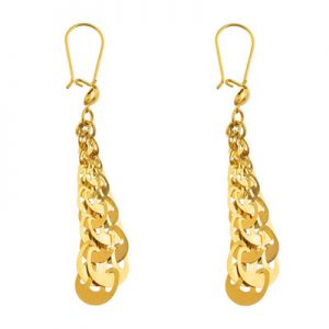 گوشواره طلا 18 عیار زنانه کد EA153