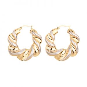 گوشواره طلا 18 عیار زنانه آلند مدل BTG62