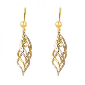 گوشواره طلا 18 عیار زنانه کد EA184